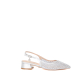BALLERINA SLINGBACK TRAFORATA FULL STRASS