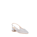 BALLERINA SLINGBACK TRAFORATA FULL STRASS