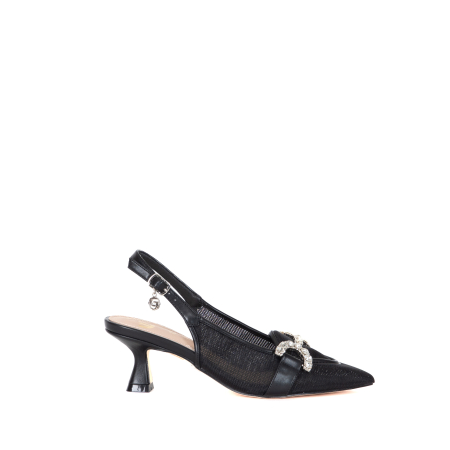 DECOLLETE SLINGBACK IN RETE CON MORSETTO