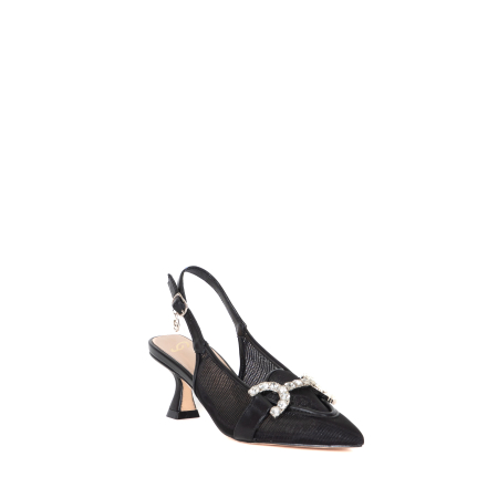 DECOLLETE SLINGBACK IN RETE CON MORSETTO