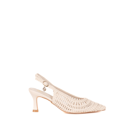 DECOLLETE SLINGBACK INTRECCIATA