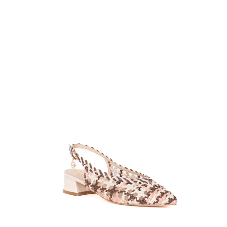 BALLERINA SLINGBACK INTRECCIATA