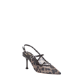 DECOLLETE SLINGBACK IN FANTASIA ANIMALIER