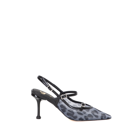 DECOLLETE SLINGBACK IN FANTASIA ANIMALIER