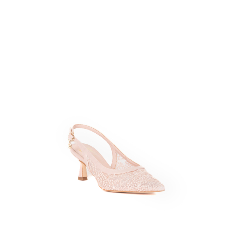 DECOLLETE SLINGBACK CON DETTAGLIO RICAMO