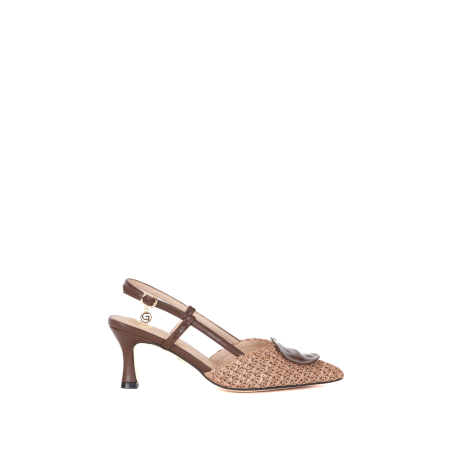 DECOLLETE SLINGBACK INTRECCIATA CON DETTAGLIO