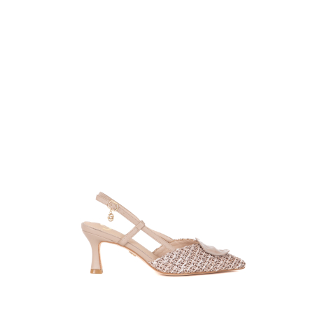 DECOLLETE SLINGBACK INTRECCIATA CON DETTAGLIO