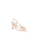 SLINGBACK BICOLOR CON FIBBIA