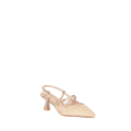 SLINGBACK CON TESSUTO EFFETTO PAGLIA