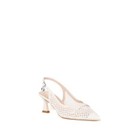 DECOLLETE SLINGBACK TRAFORATA CON DETTAGLIO