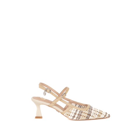 DECOLLETE SLINGBACK INTRECCIATA