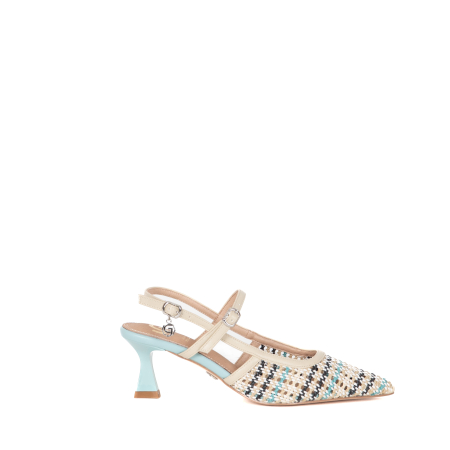 DECOLLETE SLINGBACK INTRECCIATA