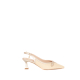 SLINGBACK INTRECCIATA CON MORSETTO