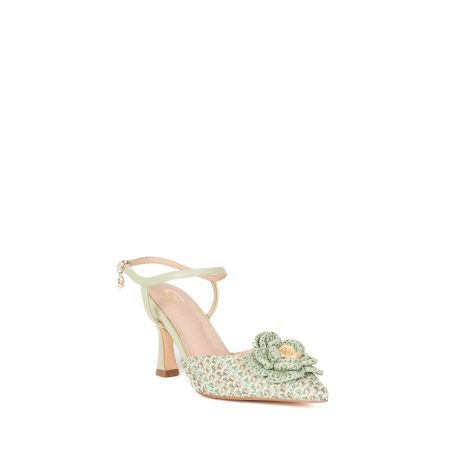 DECOLLETE SLINGBACK CON GRANDE FIORE CENTRALE