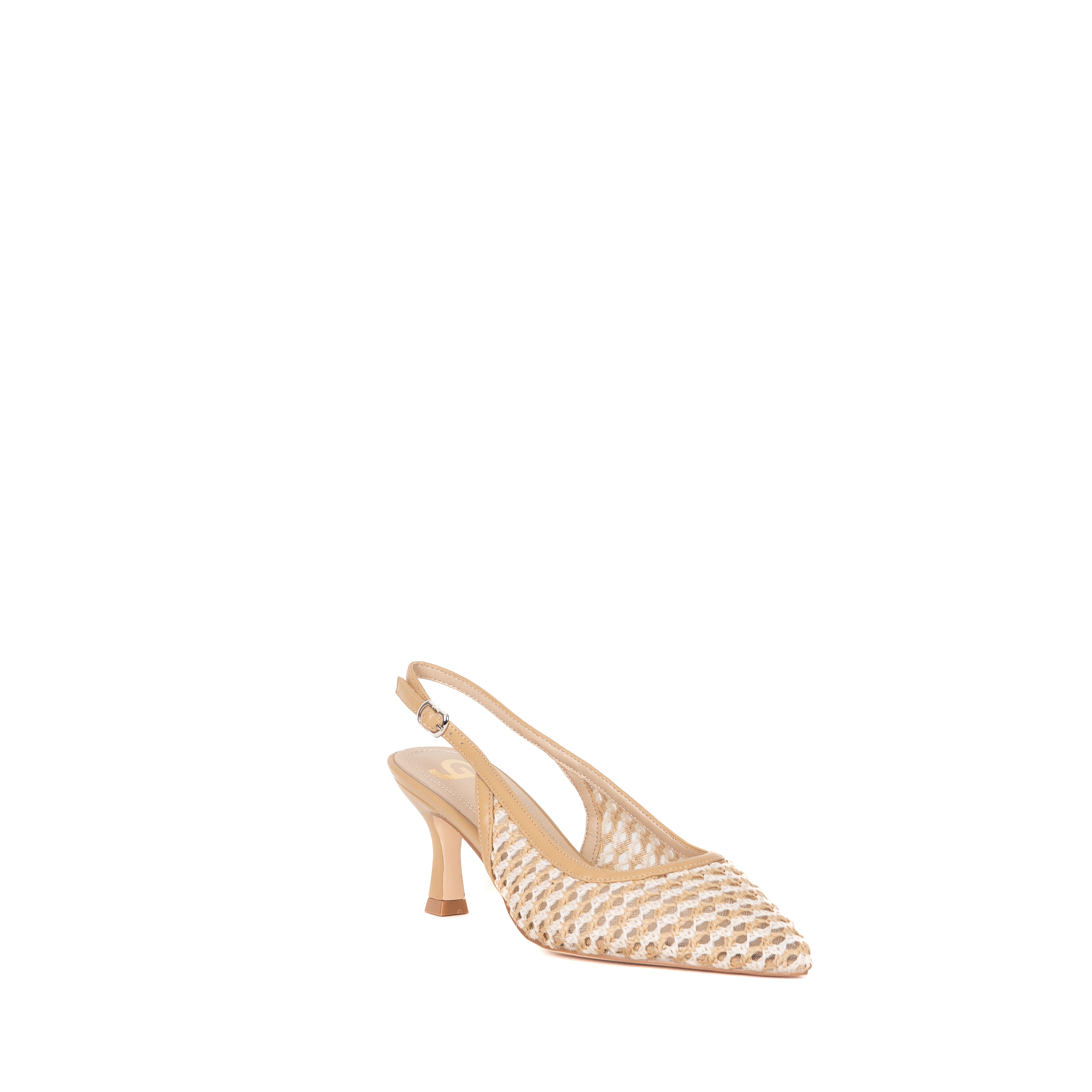 DECOLLETTE SLINGBACK BICOLOR TRAFORATA