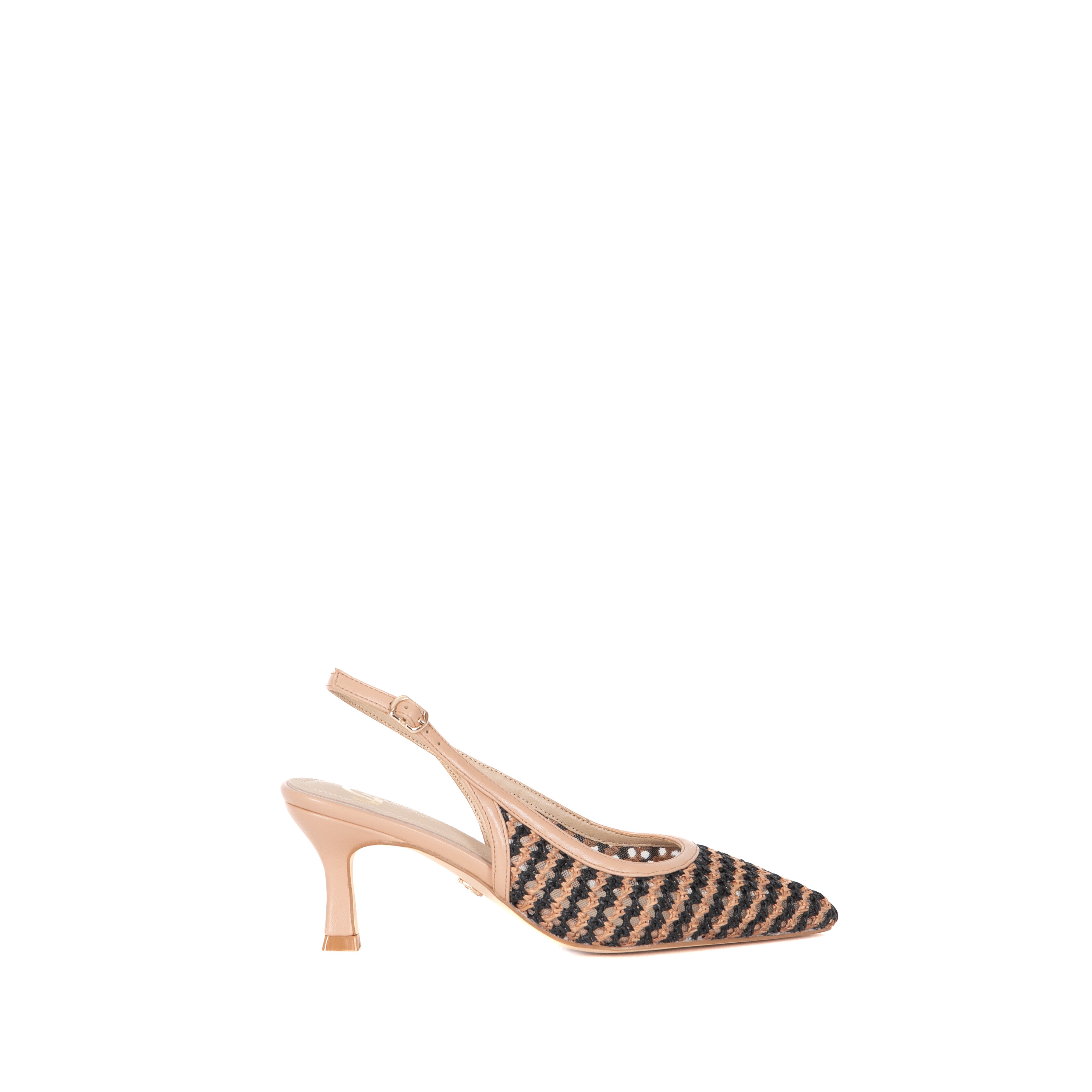 DECOLLETTE SLINGBACK BICOLOR TRAFORATA