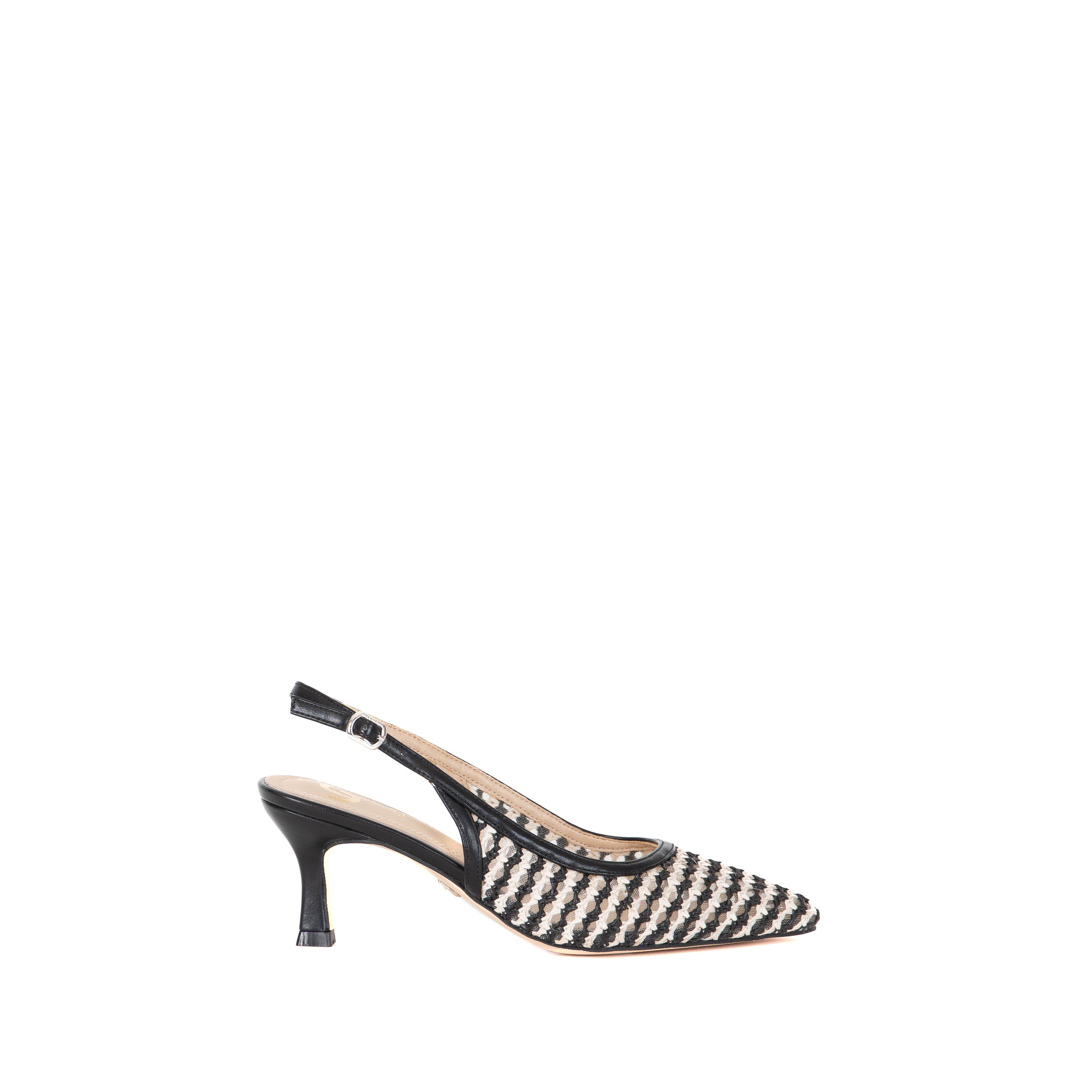 DECOLLETTE SLINGBACK BICOLOR TRAFORATA