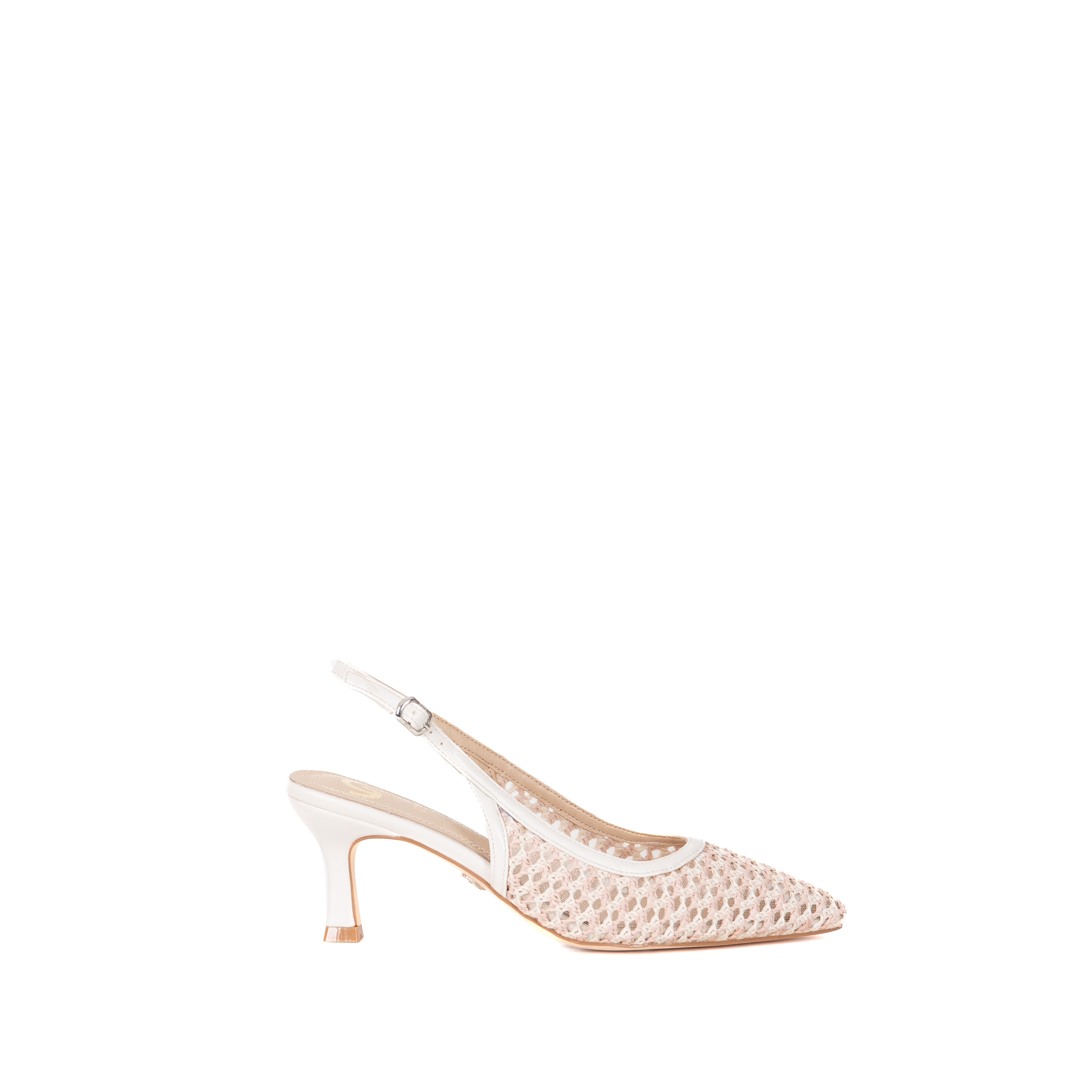 DECOLLETTE SLINGBACK BICOLOR TRAFORATA