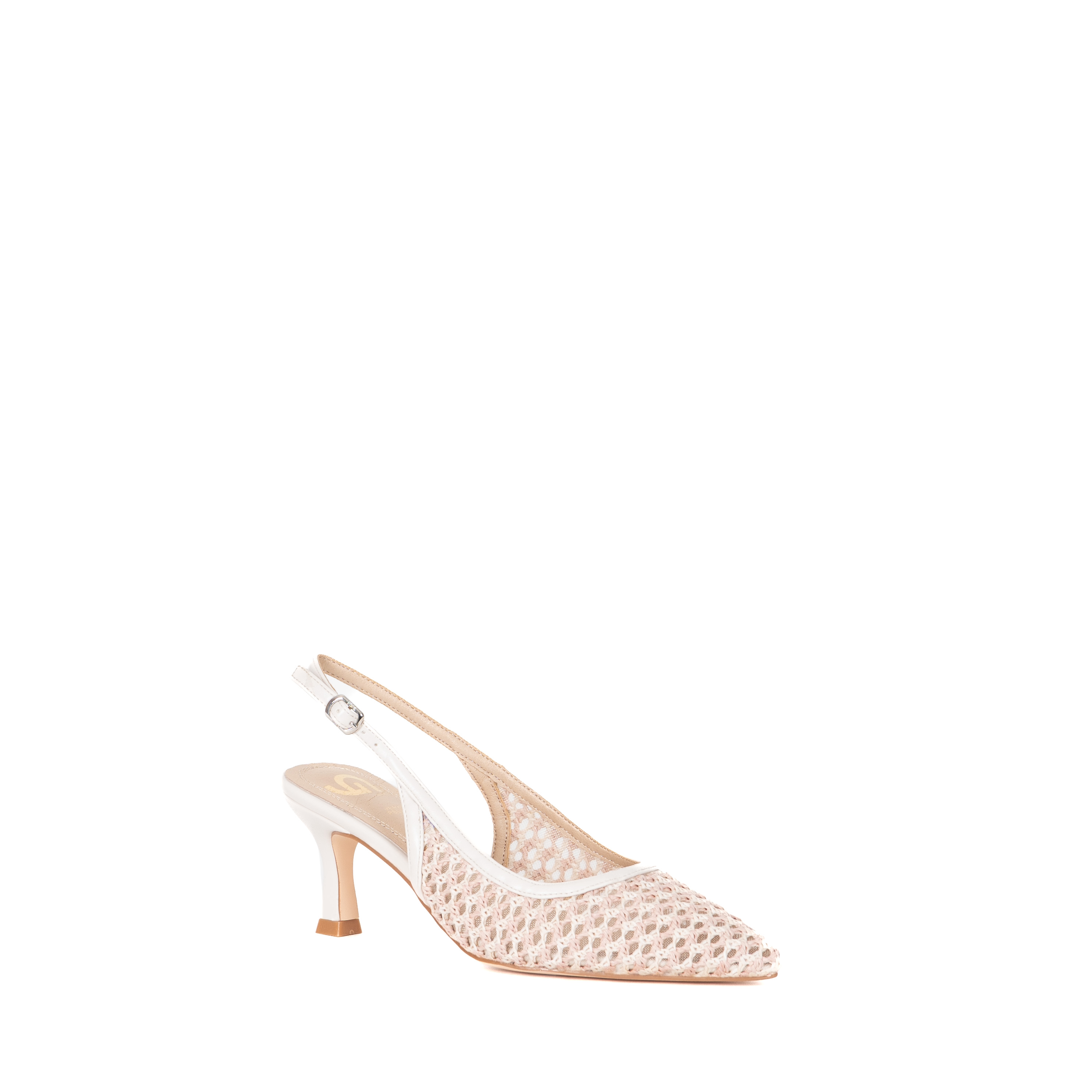 DECOLLETTE SLINGBACK BICOLOR TRAFORATA