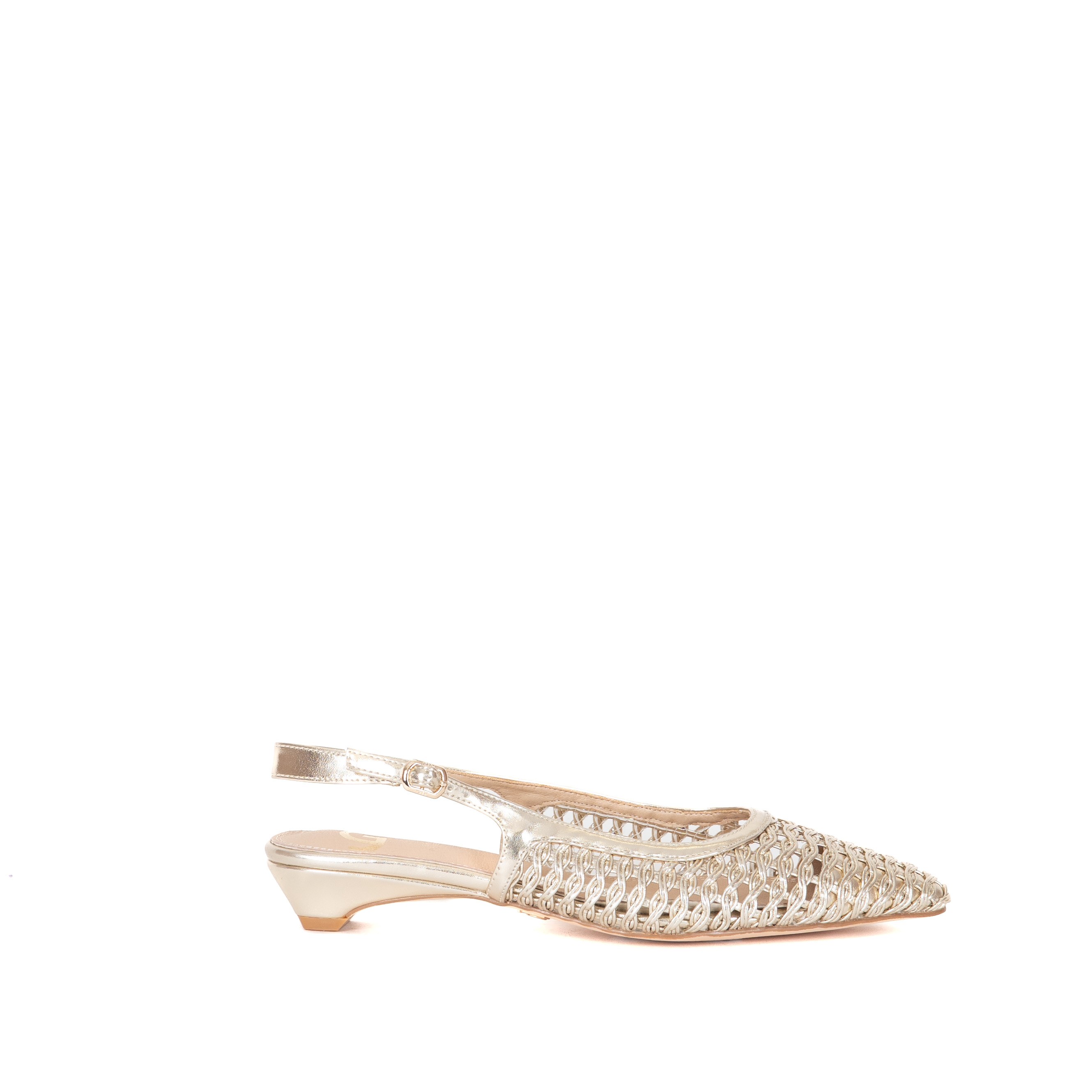 BALLERINA SLINGBACK INTRECCIATA