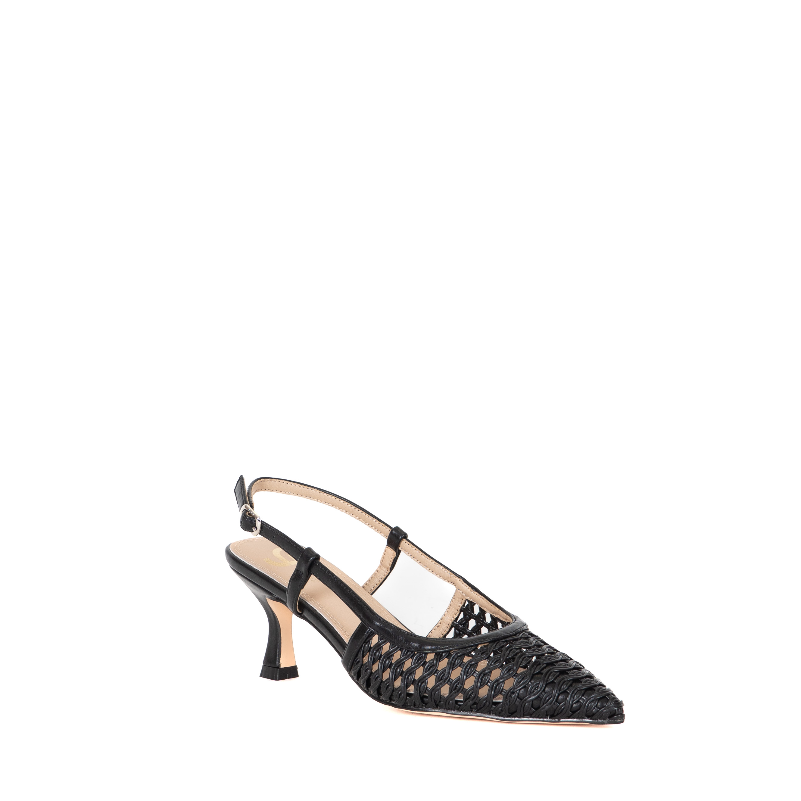 DECOLLETTE SLINGBACK INTRECCIATA