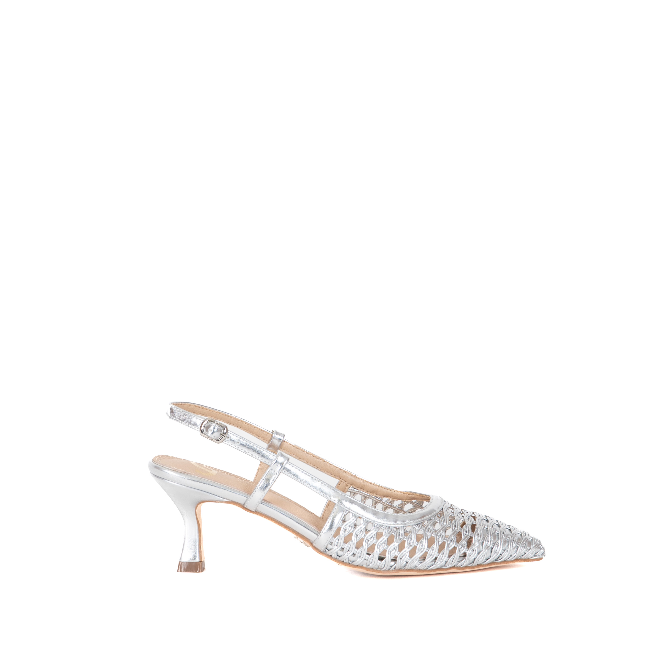 DECOLLETTE SLINGBACK INTRECCIATA