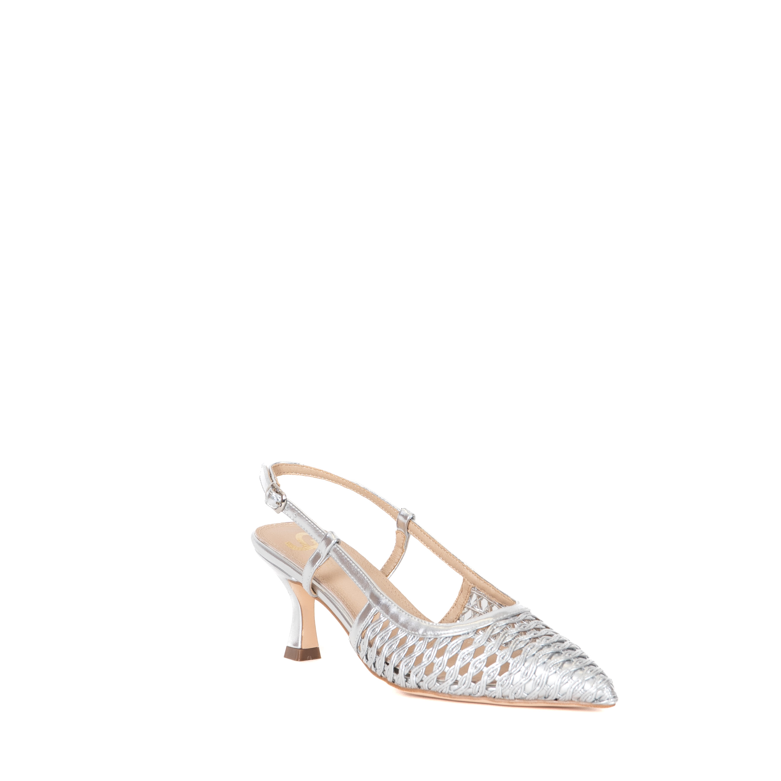 DECOLLETTE SLINGBACK INTRECCIATA