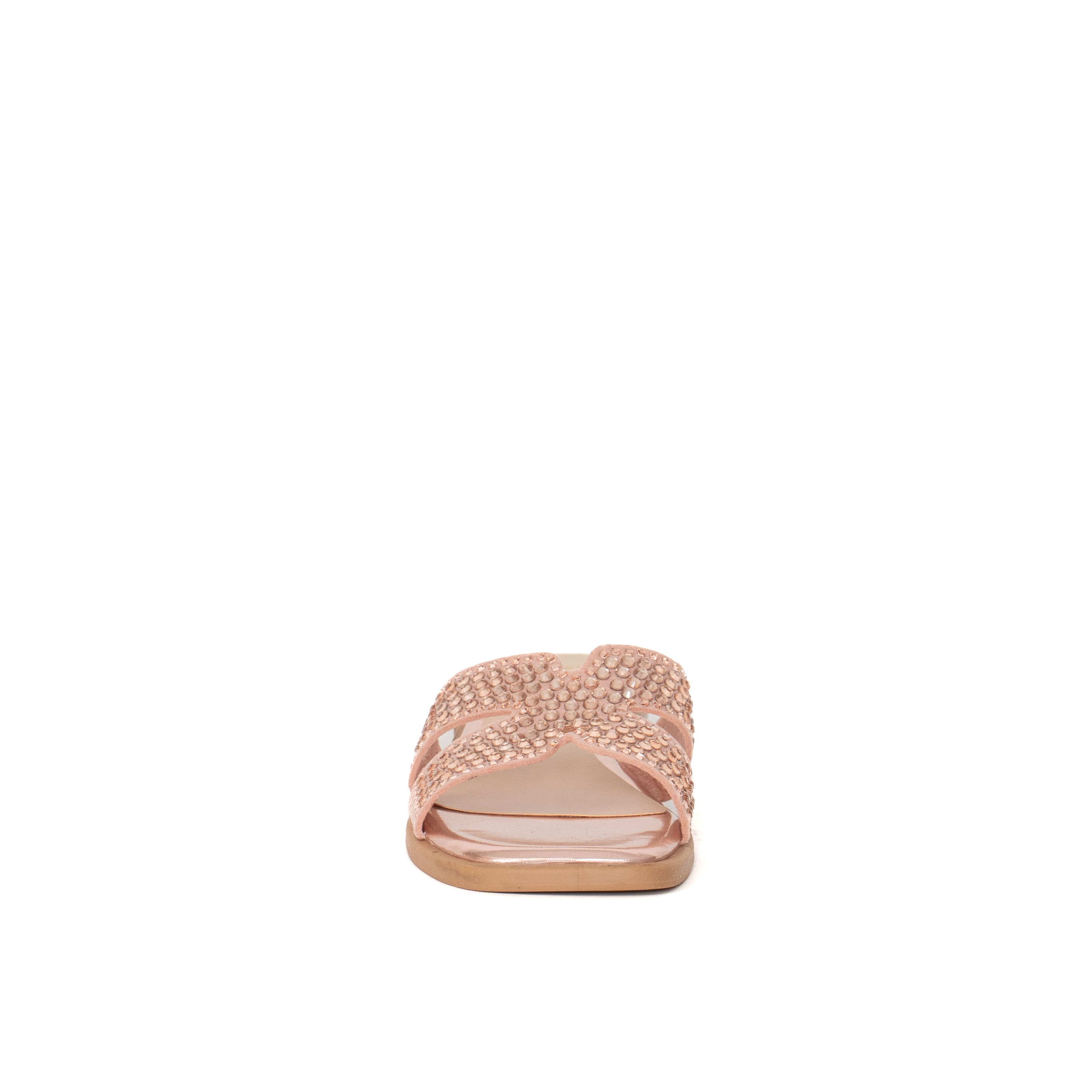 CIABATTINE CON DECORAZIONE STRASS SULLA TOMAIA