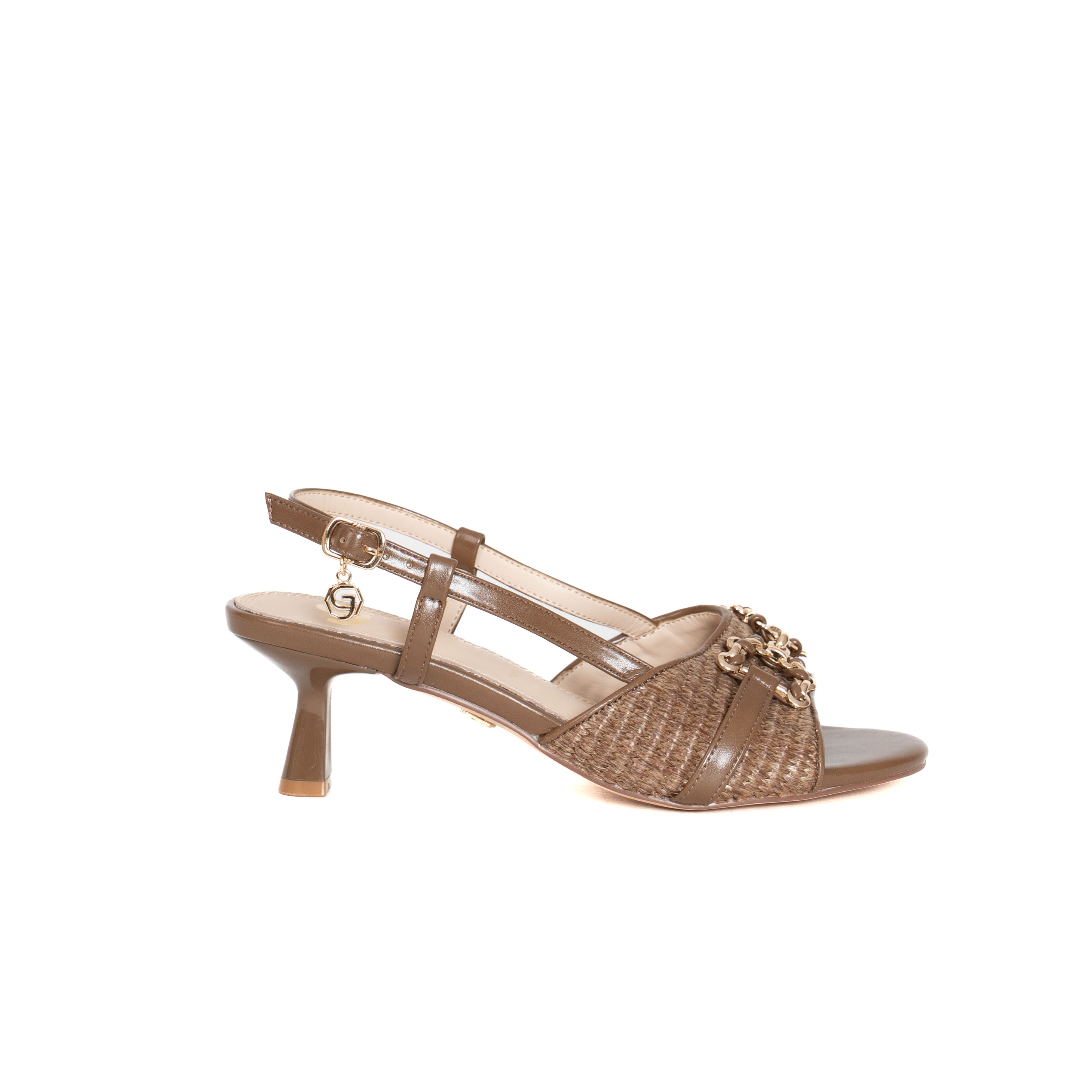 SANDALO SLINGBACK CON MORSETTO