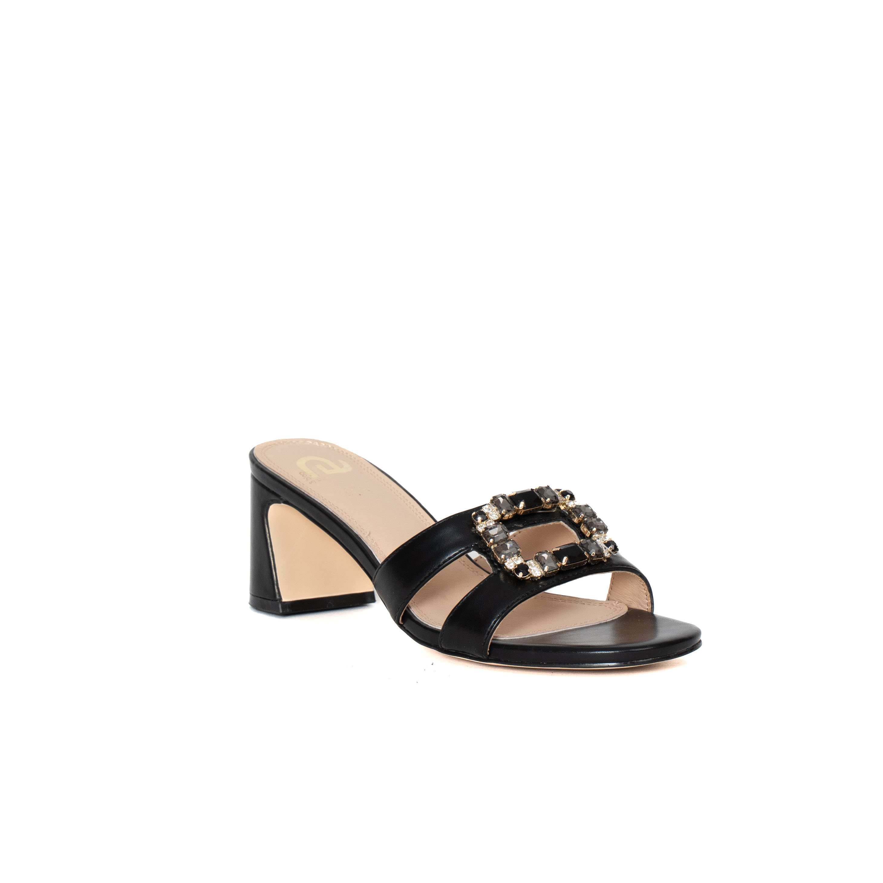 SANDALO SABOT CON FIBBIA GIOIELLO