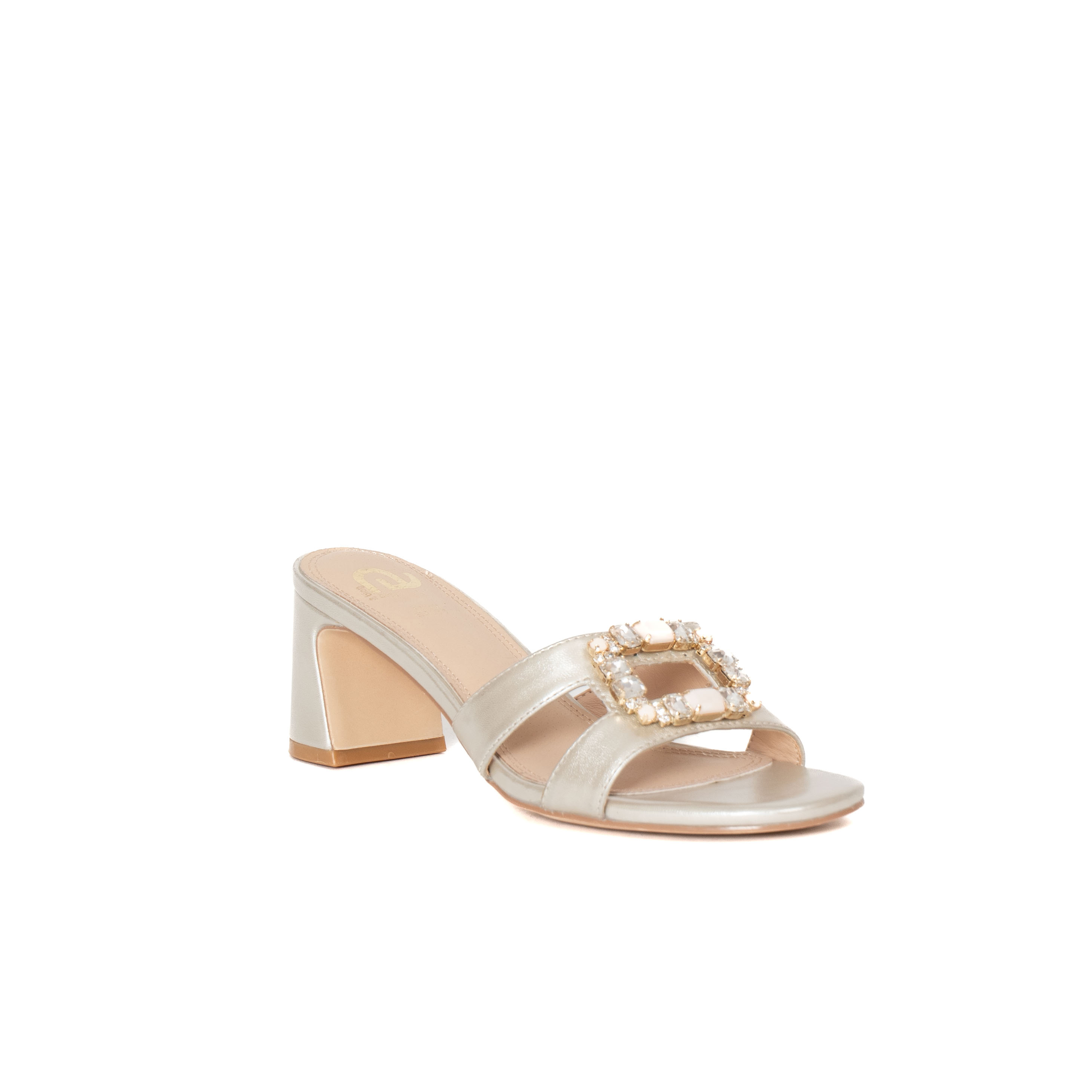SANDALO SABOT CON FIBBIA GIOIELLO