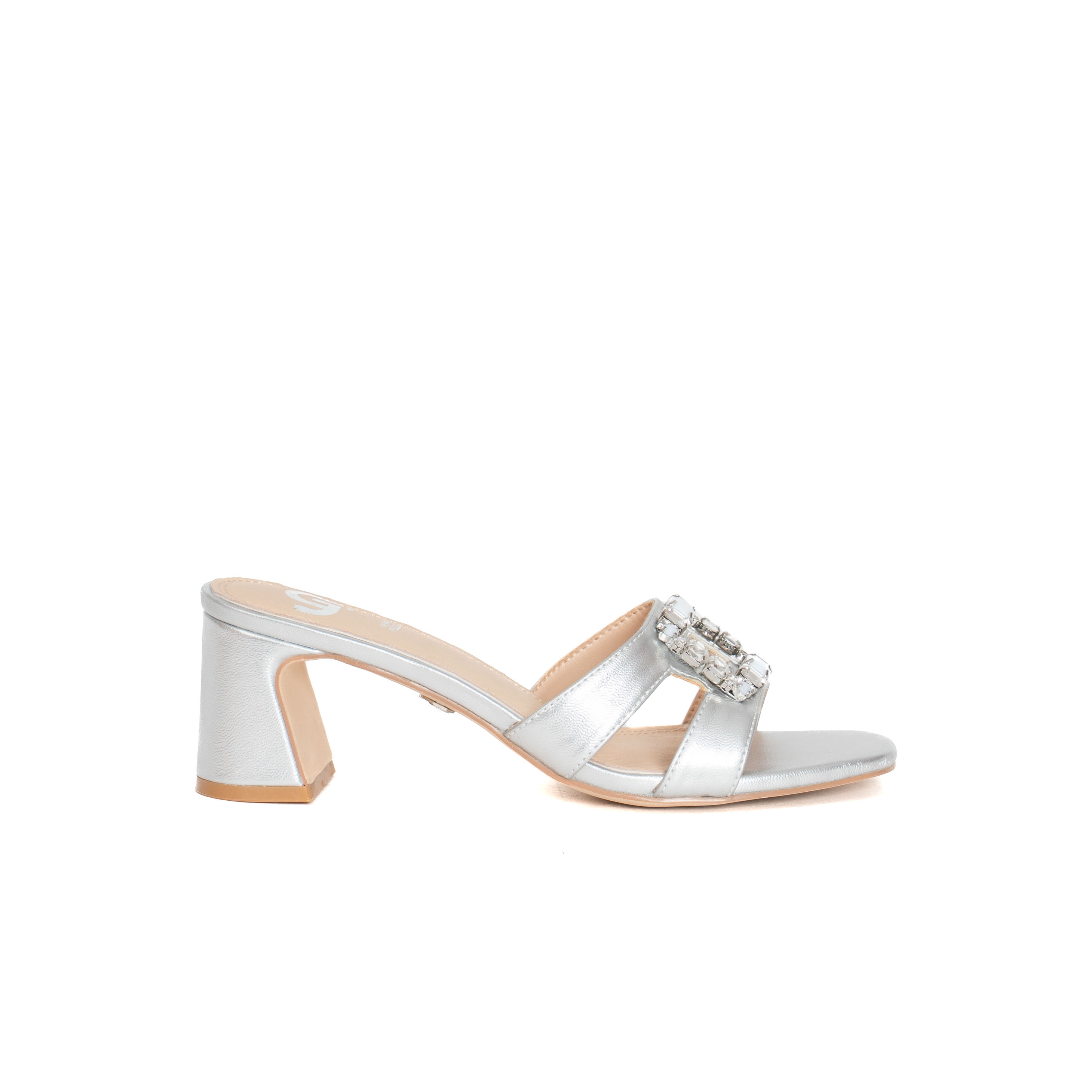 SANDALO SABOT CON FIBBIA GIOIELLO