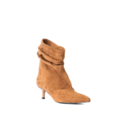 STIVALETTO CON GAMBALE ARRICCIATO