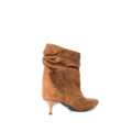 STIVALETTO CON GAMBALE ARRICCIATO
