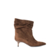 STIVALETTO CON GAMBALE ARRICCIATO