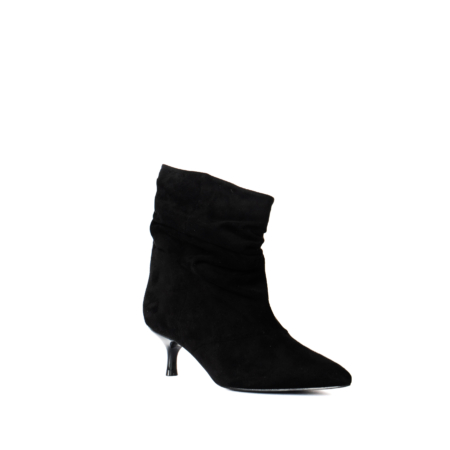 STIVALETTO CON GAMBALE ARRICCIATO